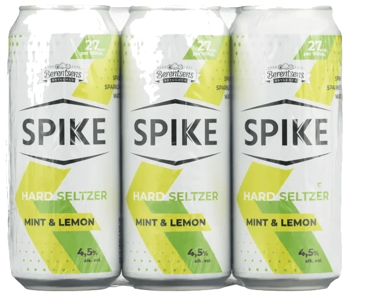 Spike Mint&Lemon Hard Seltzer 0,5lx6 boks