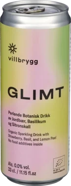 Glimt - Perlende Botanisk Drikk 0.33l bx Villbrygg