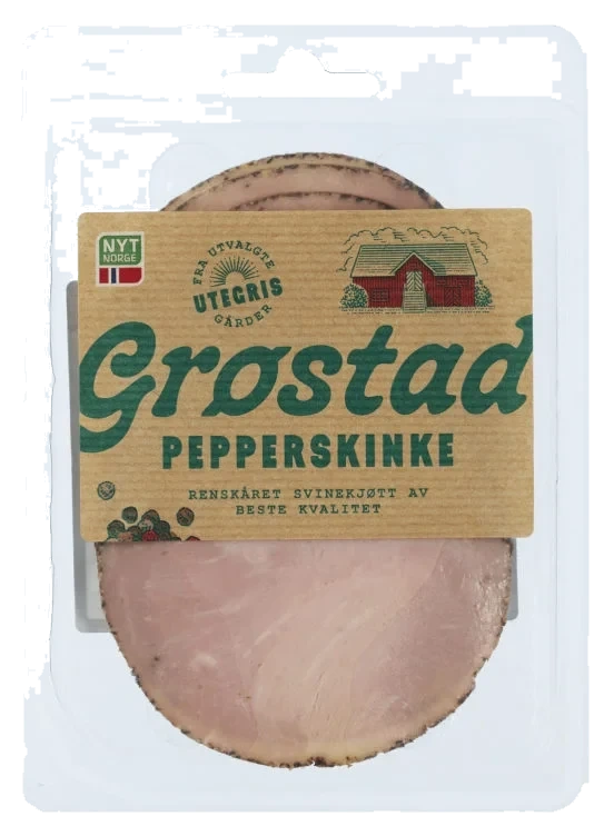 Pepperskinke 100g Grøstad