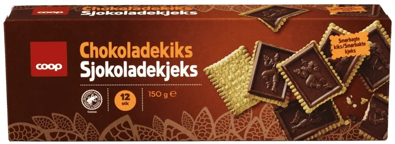 Coop Sjokoladekjeks 150g
