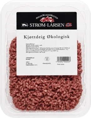 Kjøttdeig Økologisk 400g pr pk 