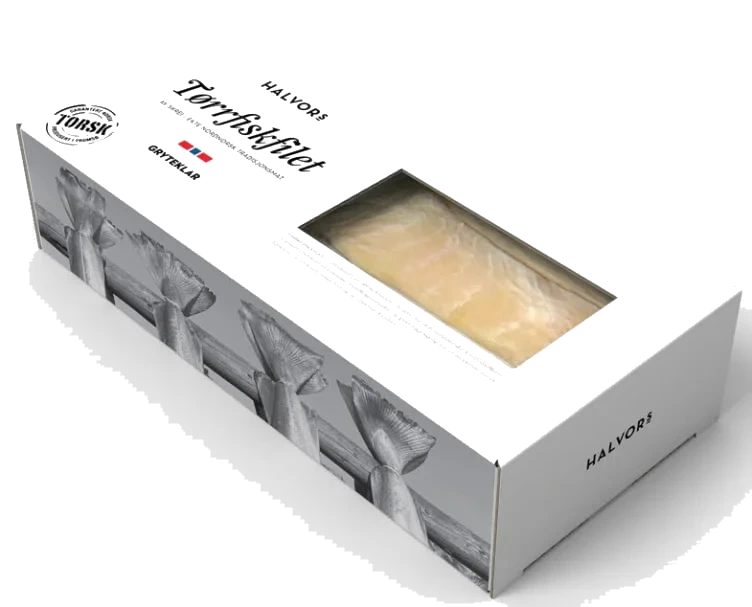 Tørrfiskfilet Gryteklar Ca450g Halvors