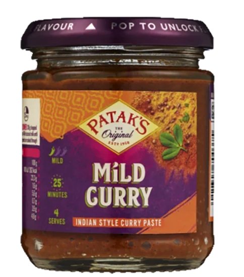 Patak`s Mil Curry Paste 165g