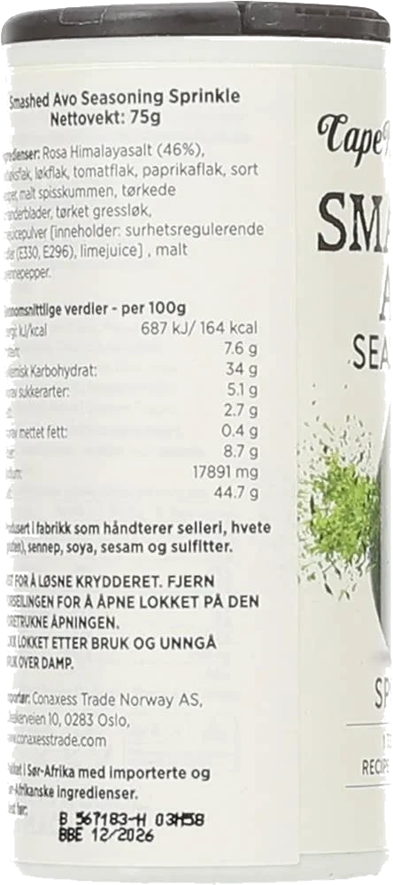 Smashed Avo Seasoning Shaker