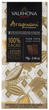 Mørk Sjokolade 100% Araguani 70g Valrhona