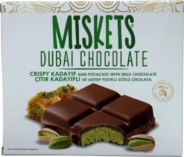 Dubai Chokolate Pistasj 100g Miskets
