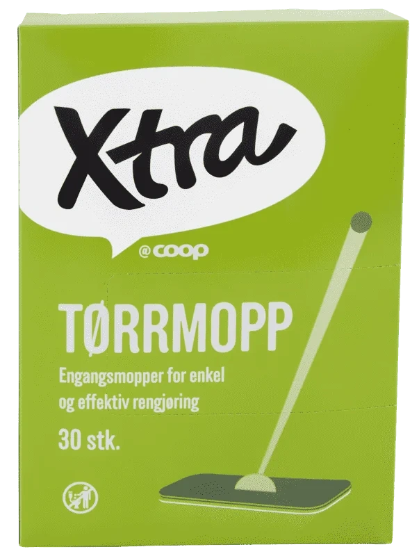 Tørrmopp 30stk Xtra