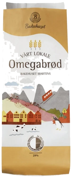 Martens Omega Brød 620g Bakehuset