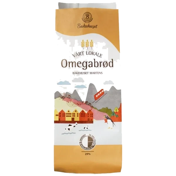 Martens Omega Brød 620g Bakehuset