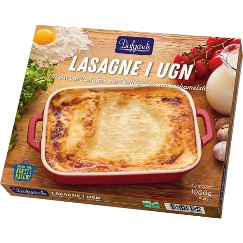 Lasagne i Ugn Fryst