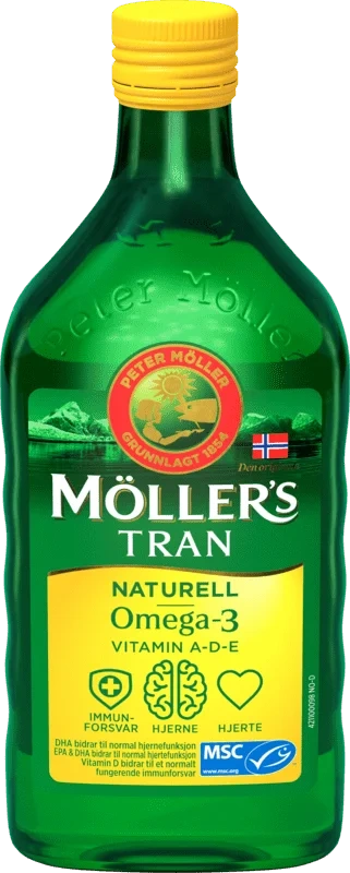 Möllers Tran 500ml Naturell