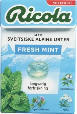 Ricola Fresh Mint 50g Sukkerfri