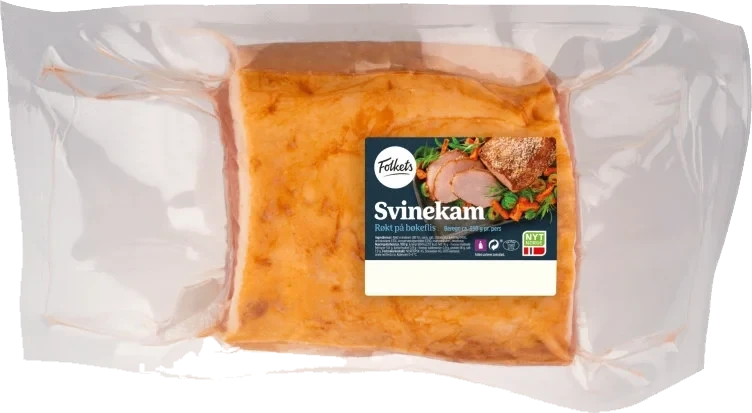 Svinekam m/Ben Røkt Bit Ca1,3kg Folkets