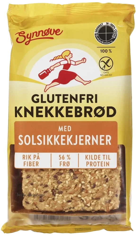 Glutenfri knekkebrød