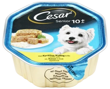 Cesar Senior Kylling Ris 150g