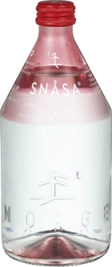 Snåsa bringebær med kullsyre, 0,5 glassflaske