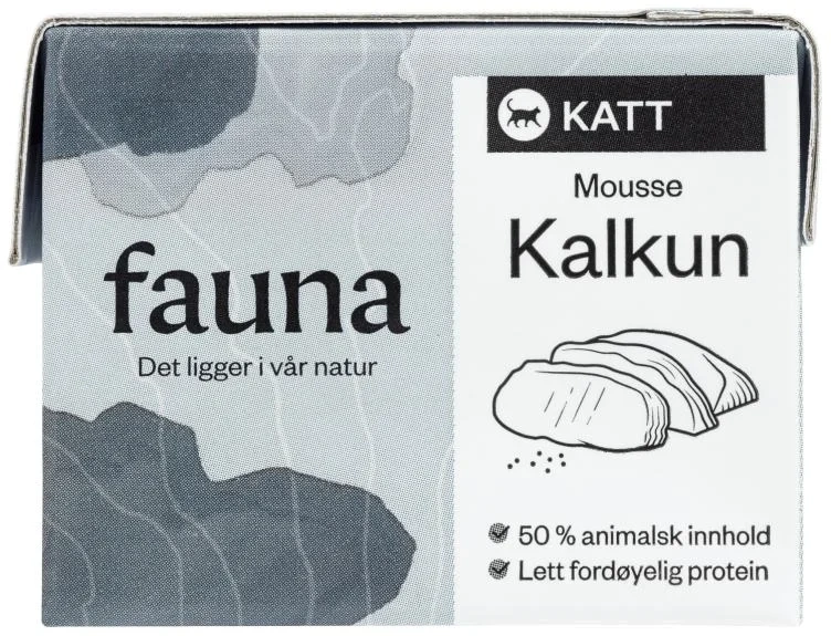 Fauna Katt Våtfor Kalkun 90g