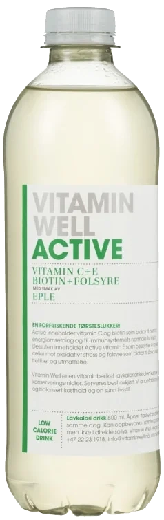 Vitamin Well Active 0,5l flaske