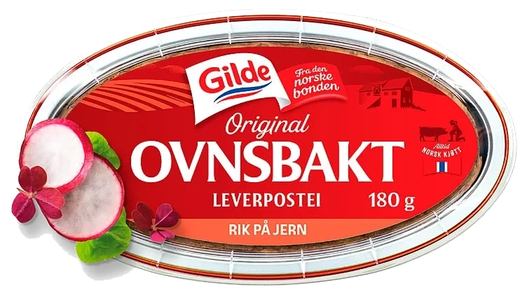 Ovnsbakt Leverpostei Orig 190g Enh