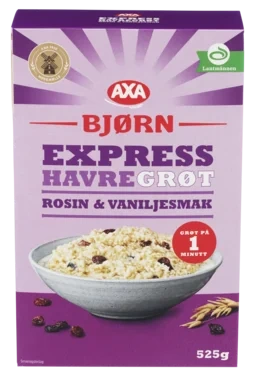 Havregrøt Rosin&Vanilje 525g Axa