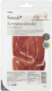 Serrano Gran Reserva 80g Smak