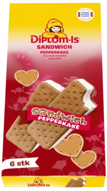 Sandwich Pepperkake 6stk Diplom-is