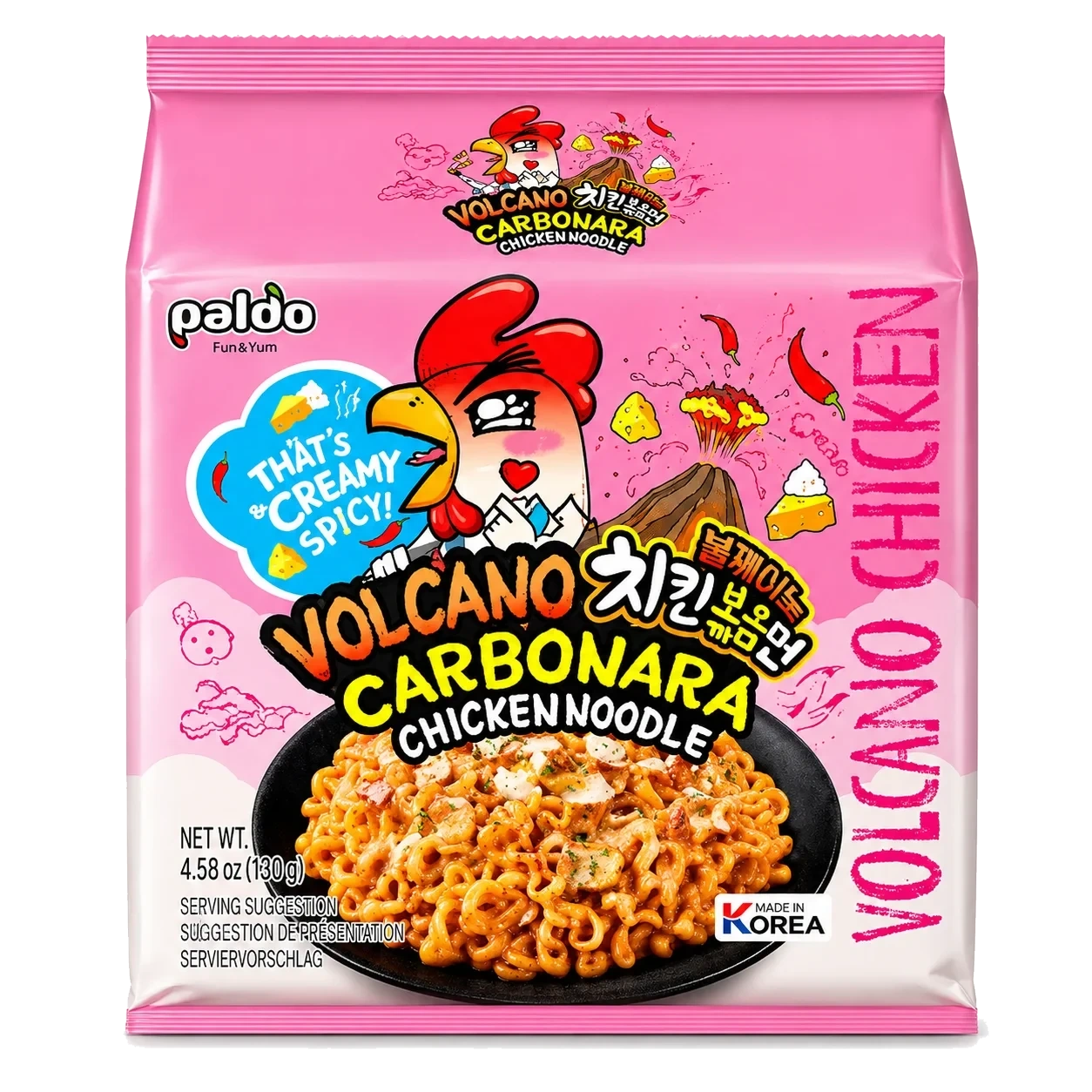 Paldo Volcano Carbonara 4-pack 520g