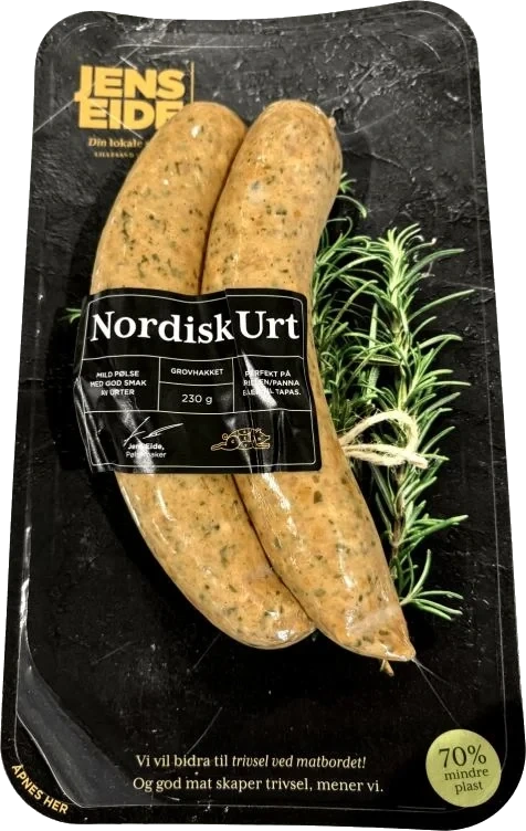 Nordisk Urtepølse 230g Jens Eide