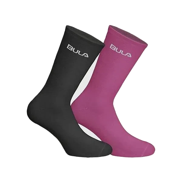 Wool Mix Juniorsokker 2-pk Rosa/Sort