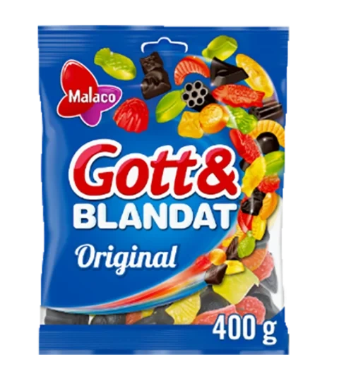 Malaco Godt & Blandet 400g