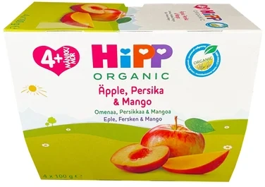 Hipp Fruit Break Eple/fersken/mango 4m 4x100g