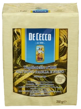 Tagliatelle Tofarget 250g de Cecco