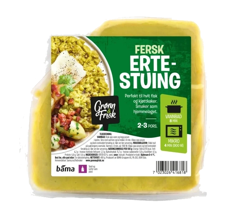 Ertestuing 400g Grønn&Frisk