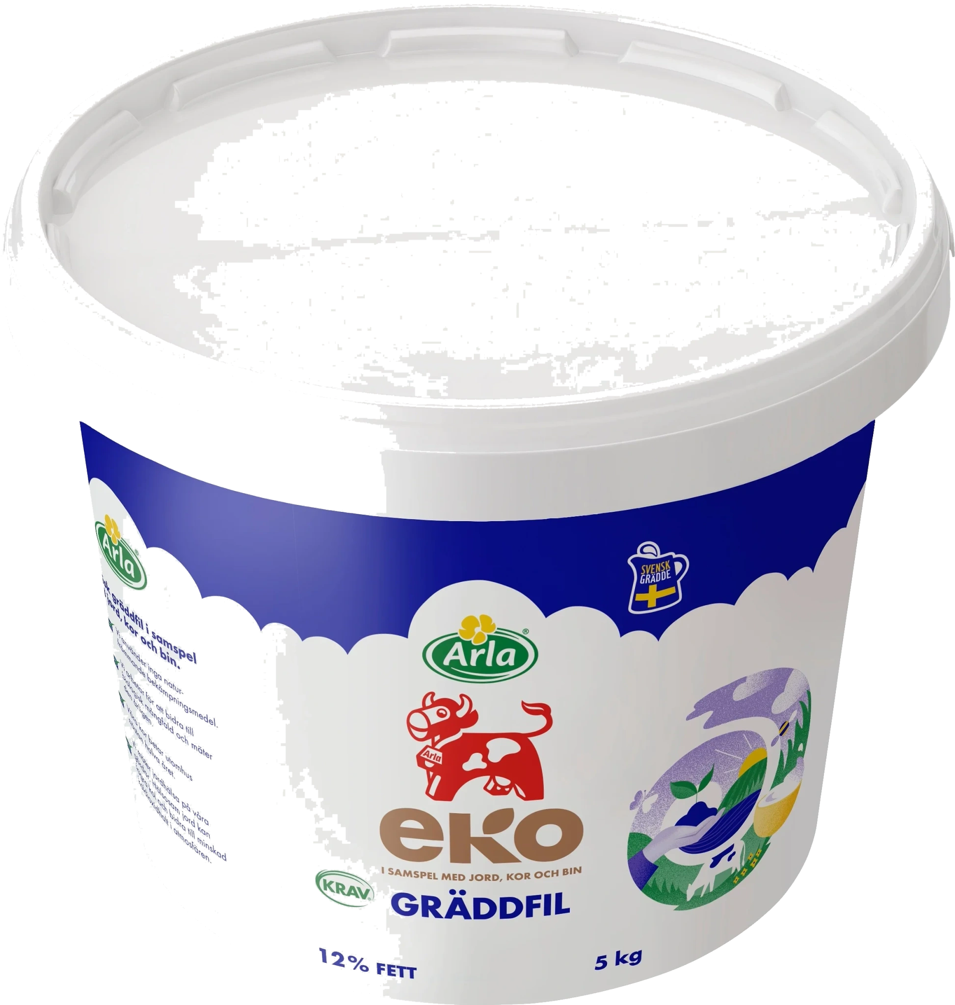 Eko gräddfil hink