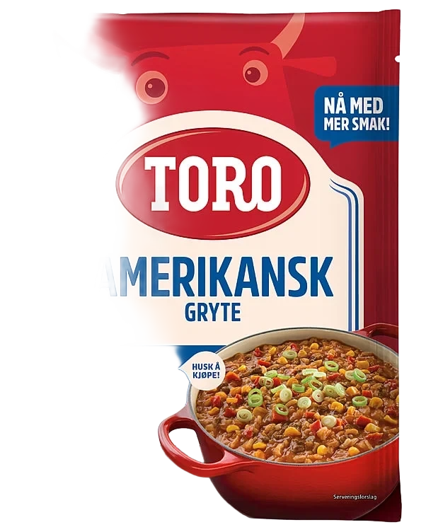 Amerikansk Gryte 162g Toro