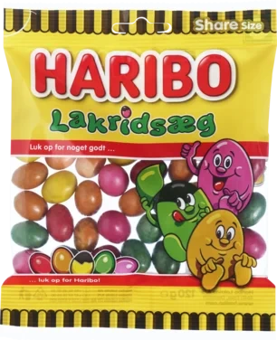 Lakrisegg 120g Haribo
