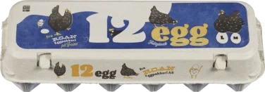 M/l-egg 12pk Frittgående Frittgående