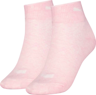 Puma Woman 2pk Quarter Sock Rosa 35/38
