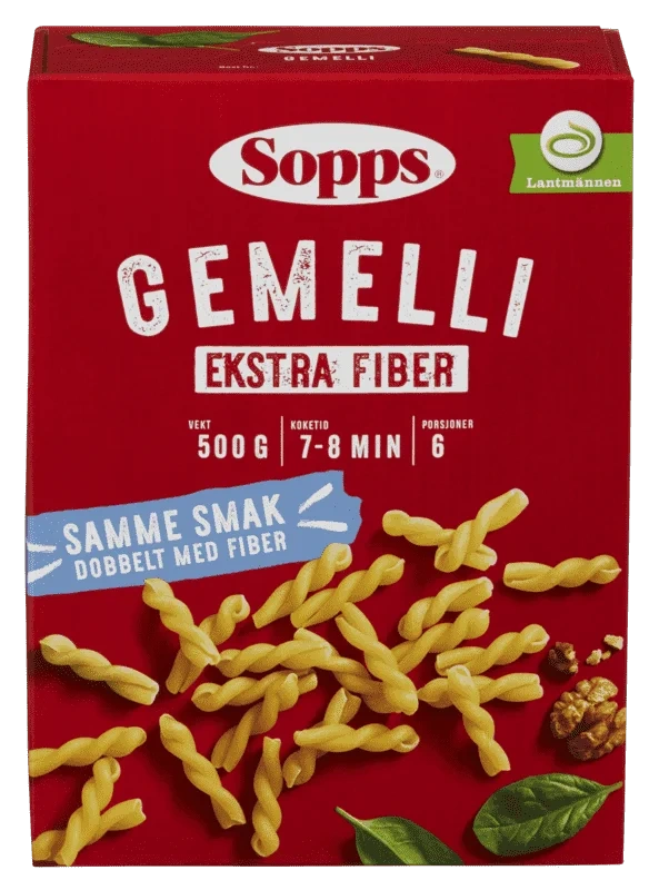 Sopps Gemelli Ekstra Fiber 500g