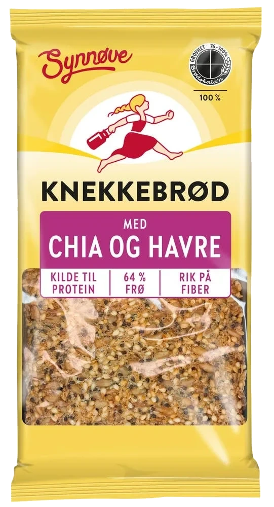 Knekkebrød med chiafrø