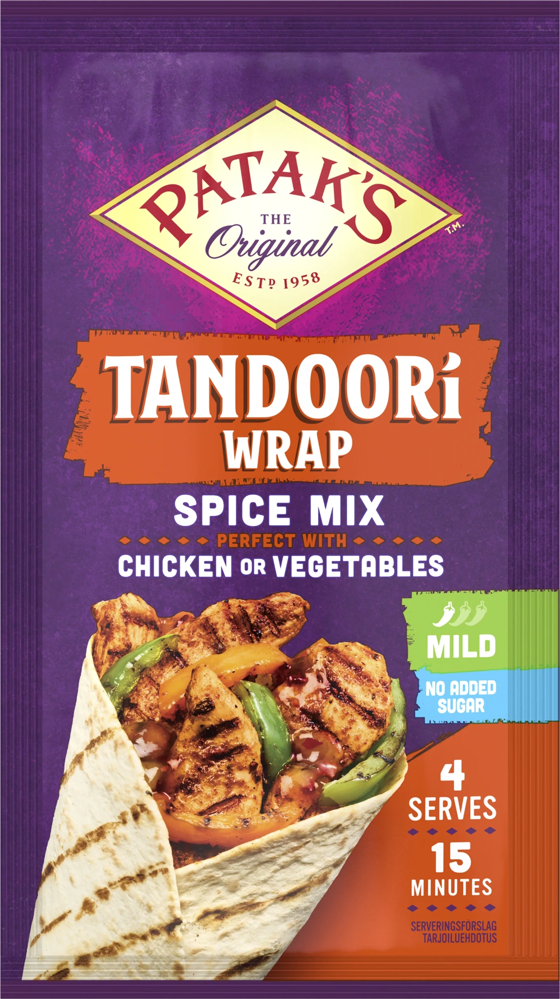 Kryddmix Tandoori Wrap mild