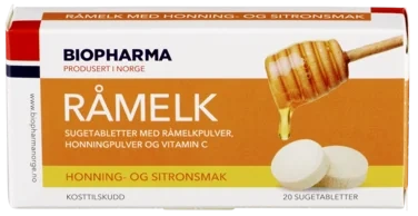 Biopharma Rå-Melk Honning 20stk
