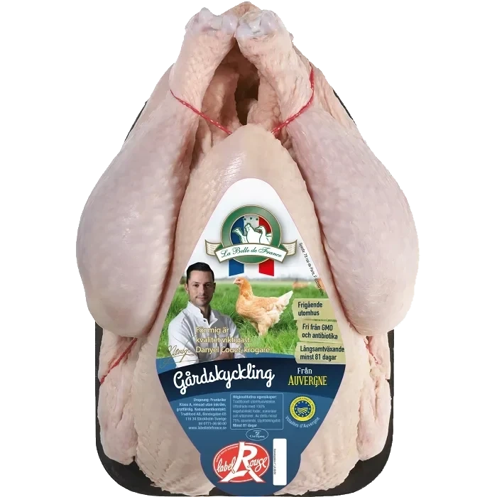 Gårdskyckling Hel ca 1,5kg La Belle de France