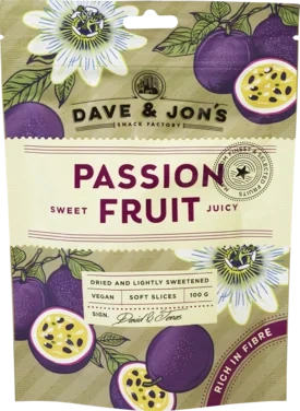 Dave & Jon's Tørket Pasjonsfrukt 100g