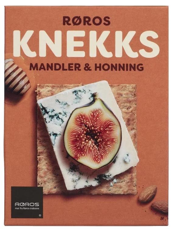 Knekks Kjeks Mandler&Honning 190g Røros