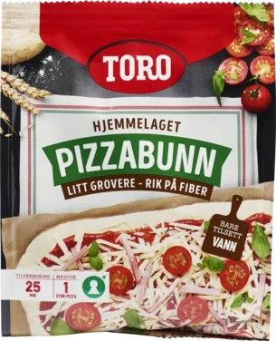 Toro Pizzabunn Litt Grovere 373g