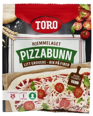 Toro Pizzabunn Litt Grovere 373g