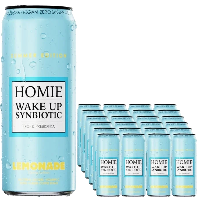 Energidryck Wake Up Synbiotic Lemonade 24-pack