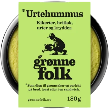 Urtehummus 180 g Grønne Folk