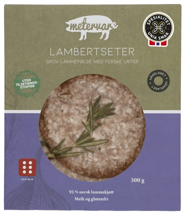 Lambertseter - Rå Lammepølse